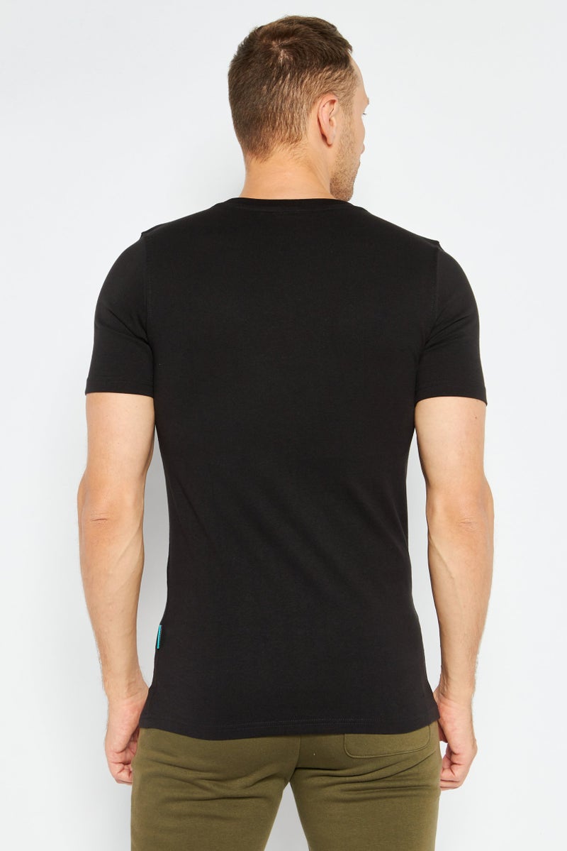 PUMA Men Sportswear Fit Short Sleeves Outdoor  T-Shirt, Black - Image 4